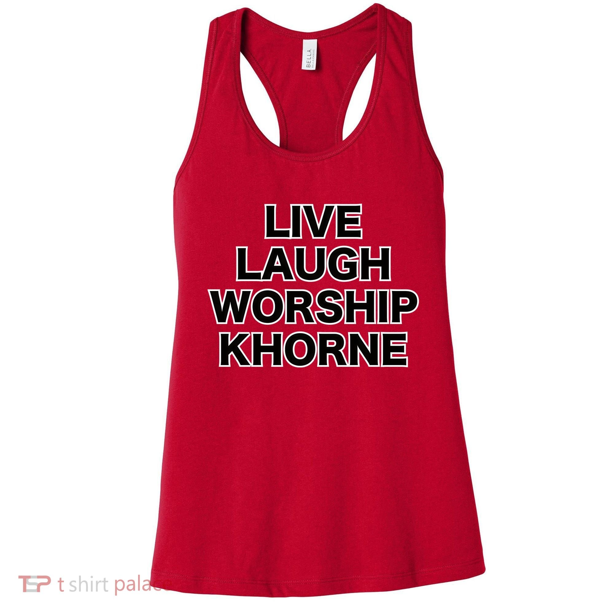 Live Laugh Worship Khorne Chaos God Women's Tank Top