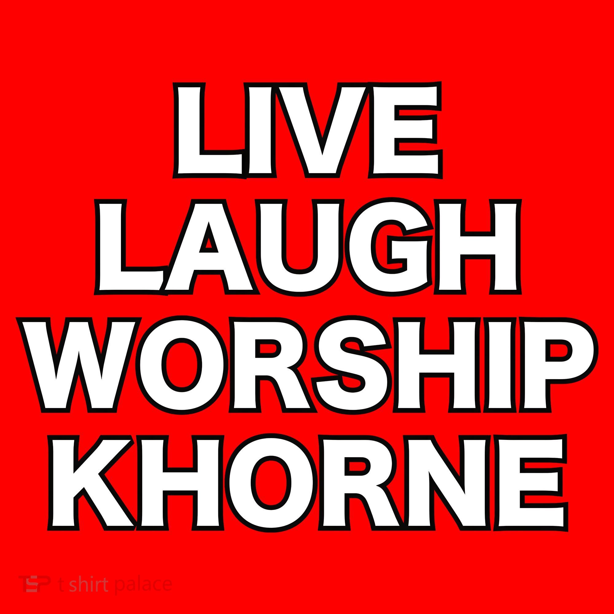 Live Laugh Worship Khorne Chaos God Santa Hat
