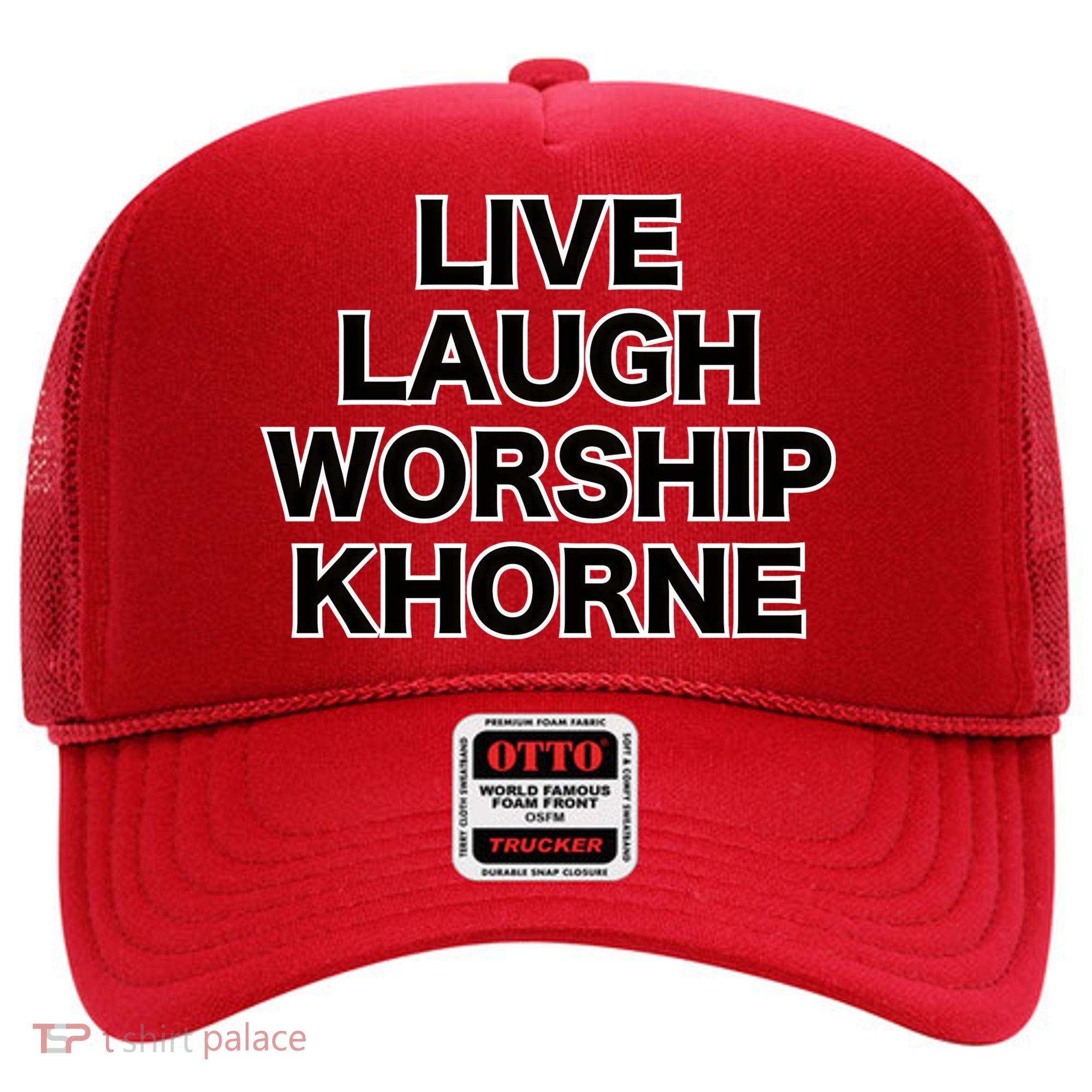 Live Laugh Worship Khorne Chaos God Hat