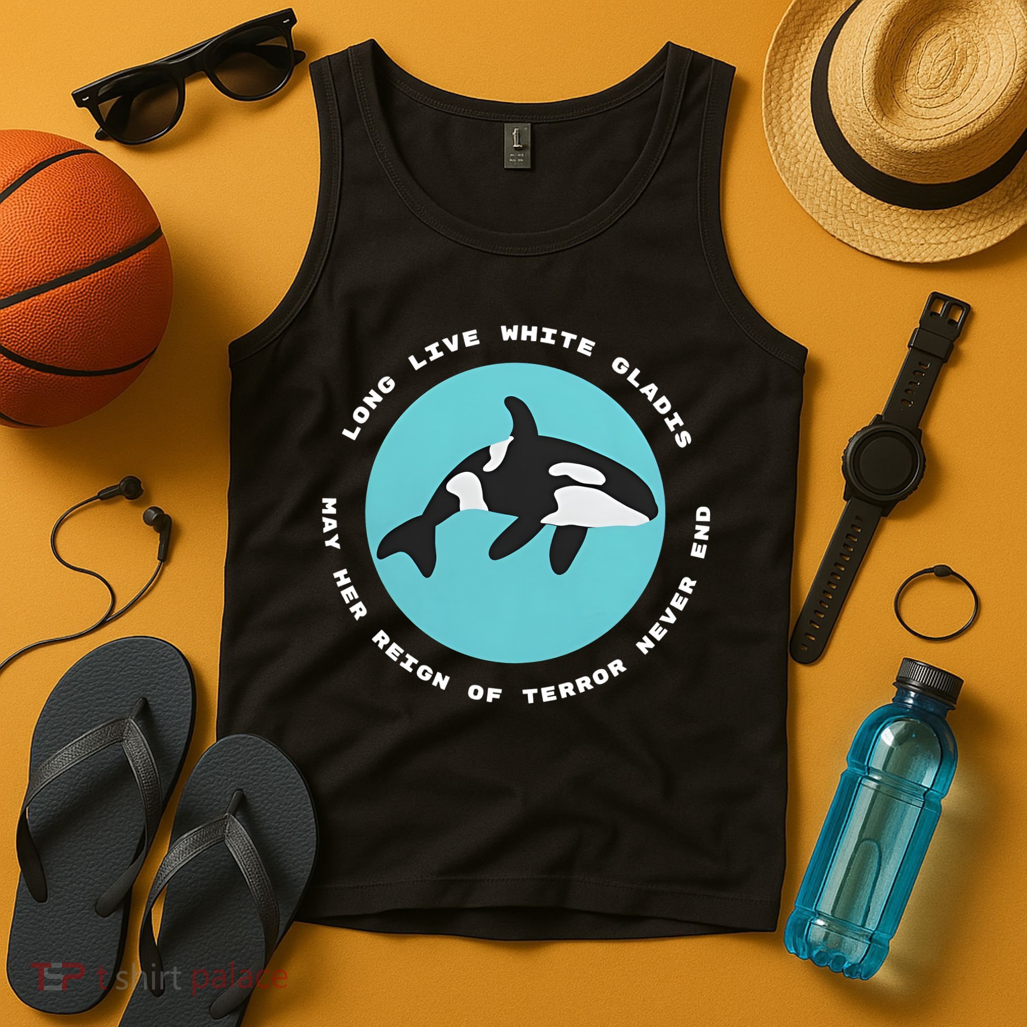 Long Live White Gladis May Her Reign Of Terror Never End Reign Of Terror Whale Tank Top