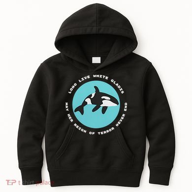 Long Live White Gladis May Her Reign Of Terror Never End Reign Of Terror Whale Kids Hoodie
