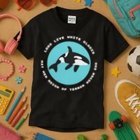Long Live White Gladis May Her Reign Of Terror Never End Reign Of Terror Whale Kids T-Shirt thumb 3