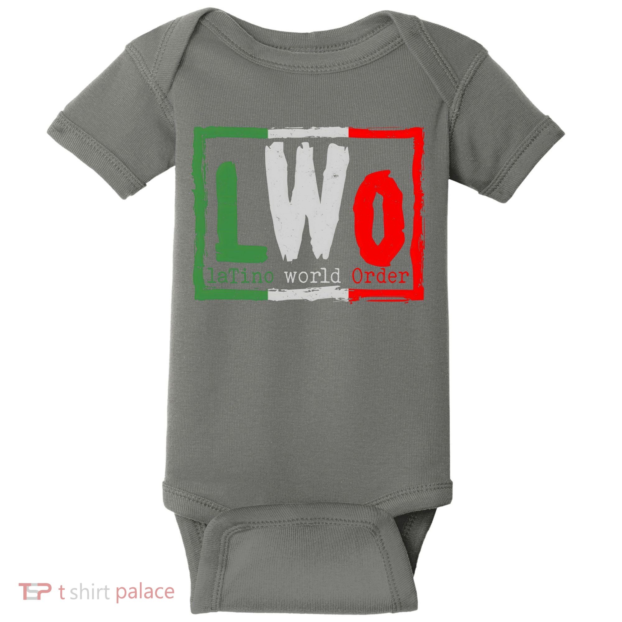 LWO Latino World Order Wrestling Fan Baby Bodysuit