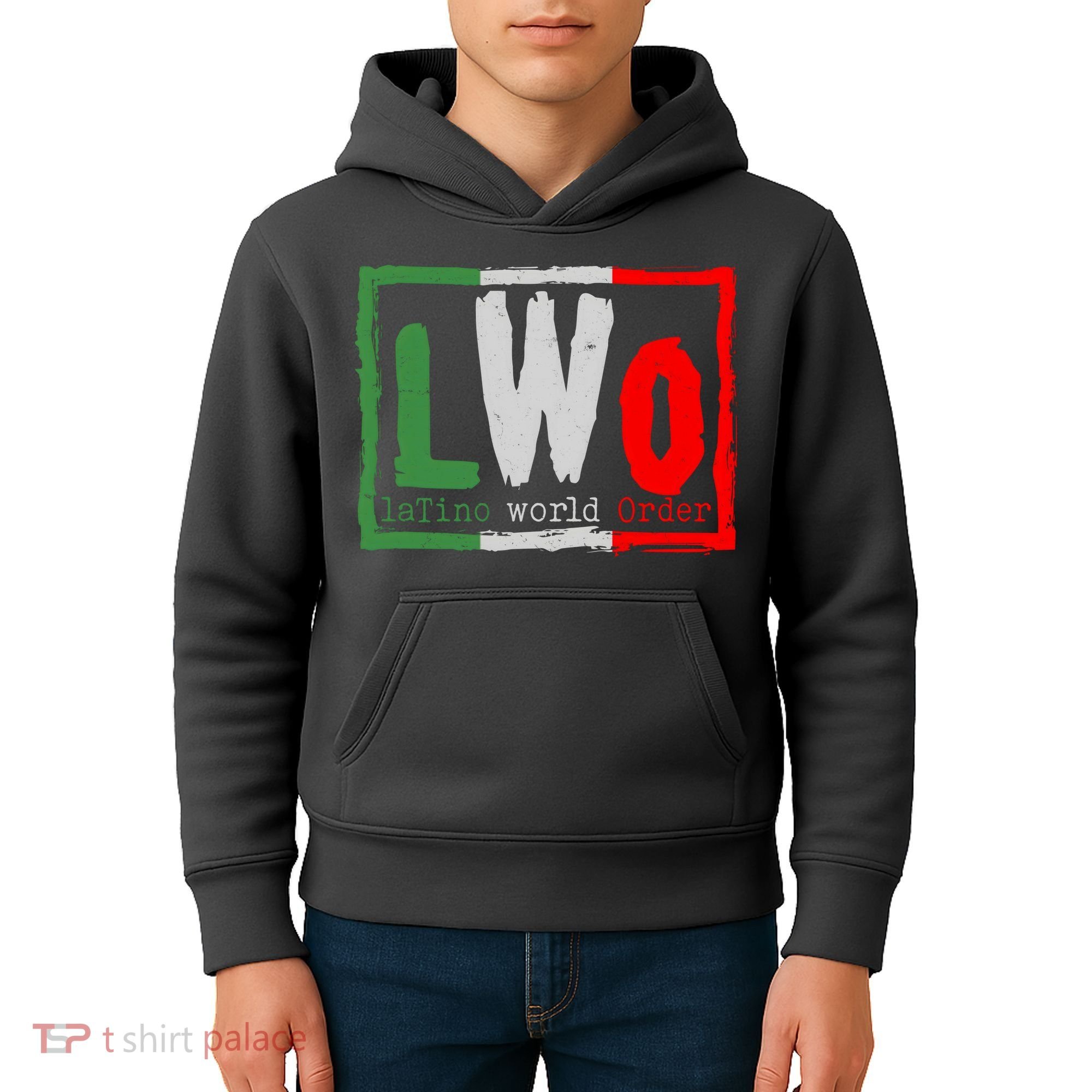 LWO Latino World Order Wrestling Fan Kids Hoodie