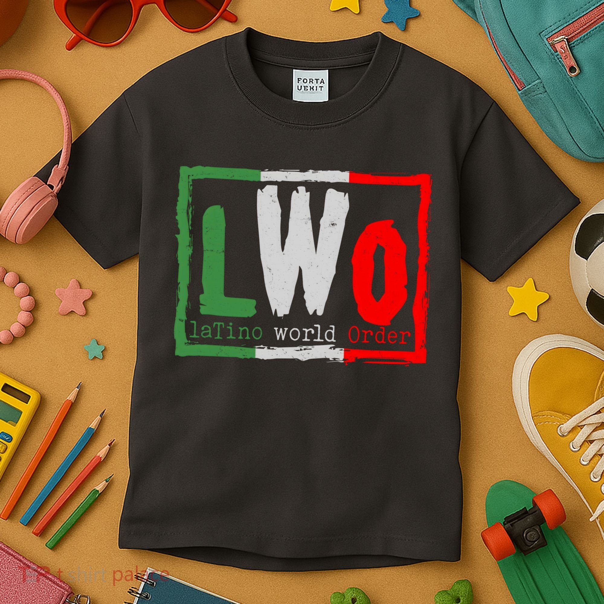 LWO Latino World Order Wrestling Fan Kids T-Shirt