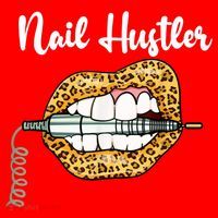 Leopard Lips With Nail Technician Drill Cool Nail Hustler Santa Hat thumb 1