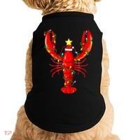 Lobster Lighting Xmas Tree Matching Lobster Christmas Doggie Tank thumb 0