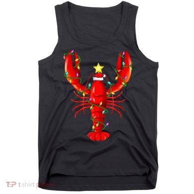 Lobster Lighting Xmas Tree Matching Lobster Christmas Tank Top
