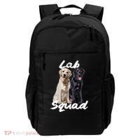 Labrador Lover Yellow Black Lab Squad Lab Mom Dad Cute Gift Backpack thumb 0
