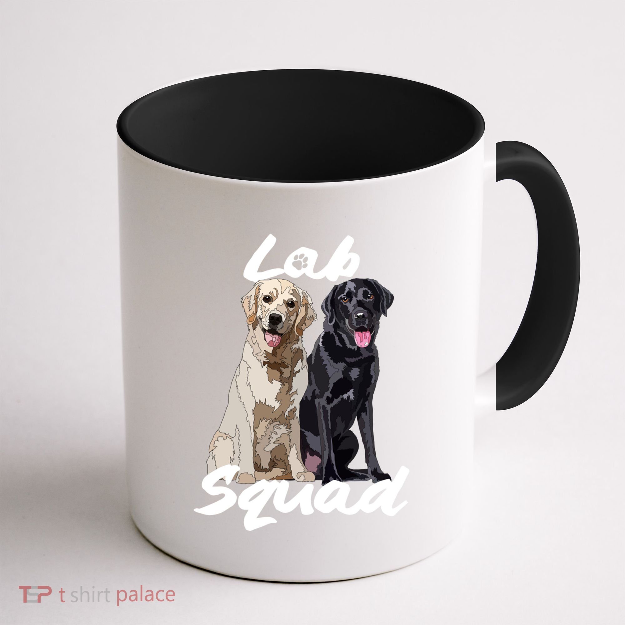 Labrador Lover Yellow Black Lab Squad Lab Mom Dad Cute Gift Coffee Mug