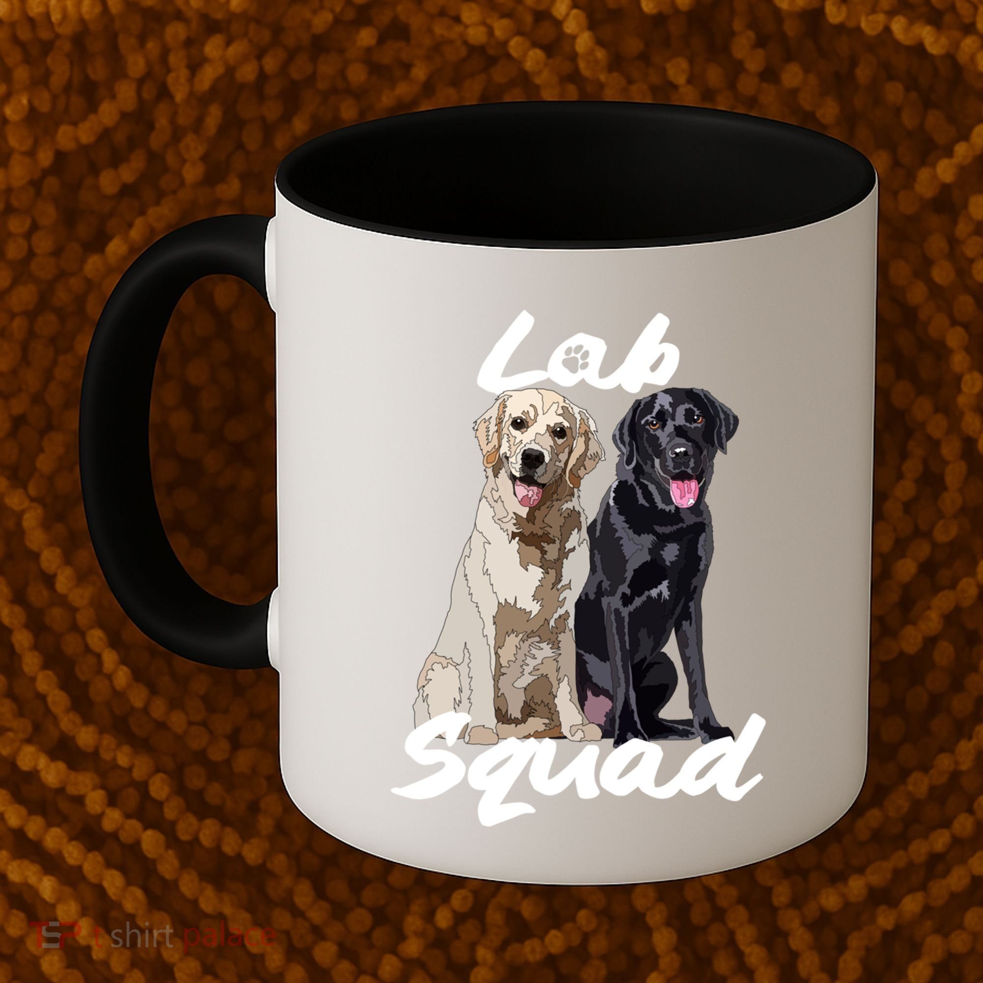 Labrador Lover Yellow Black Lab Squad Lab Mom Dad Cute Gift Coffee Mug