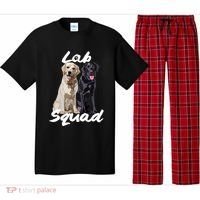 Labrador Lover Yellow Black Lab Squad Lab Mom Dad Cute Gift Pajama Set thumb 0