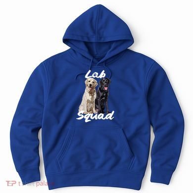 Labrador Lover Yellow Black Lab Squad Lab Mom Dad Cute Gift Hoodie