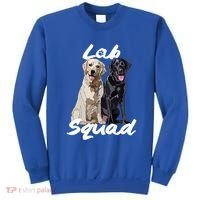 Labrador Lover Yellow Black Lab Squad Lab Mom Dad Cute Gift Sweatshirt thumb 0