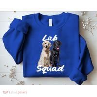 Labrador Lover Yellow Black Lab Squad Lab Mom Dad Cute Gift Sweatshirt thumb 2