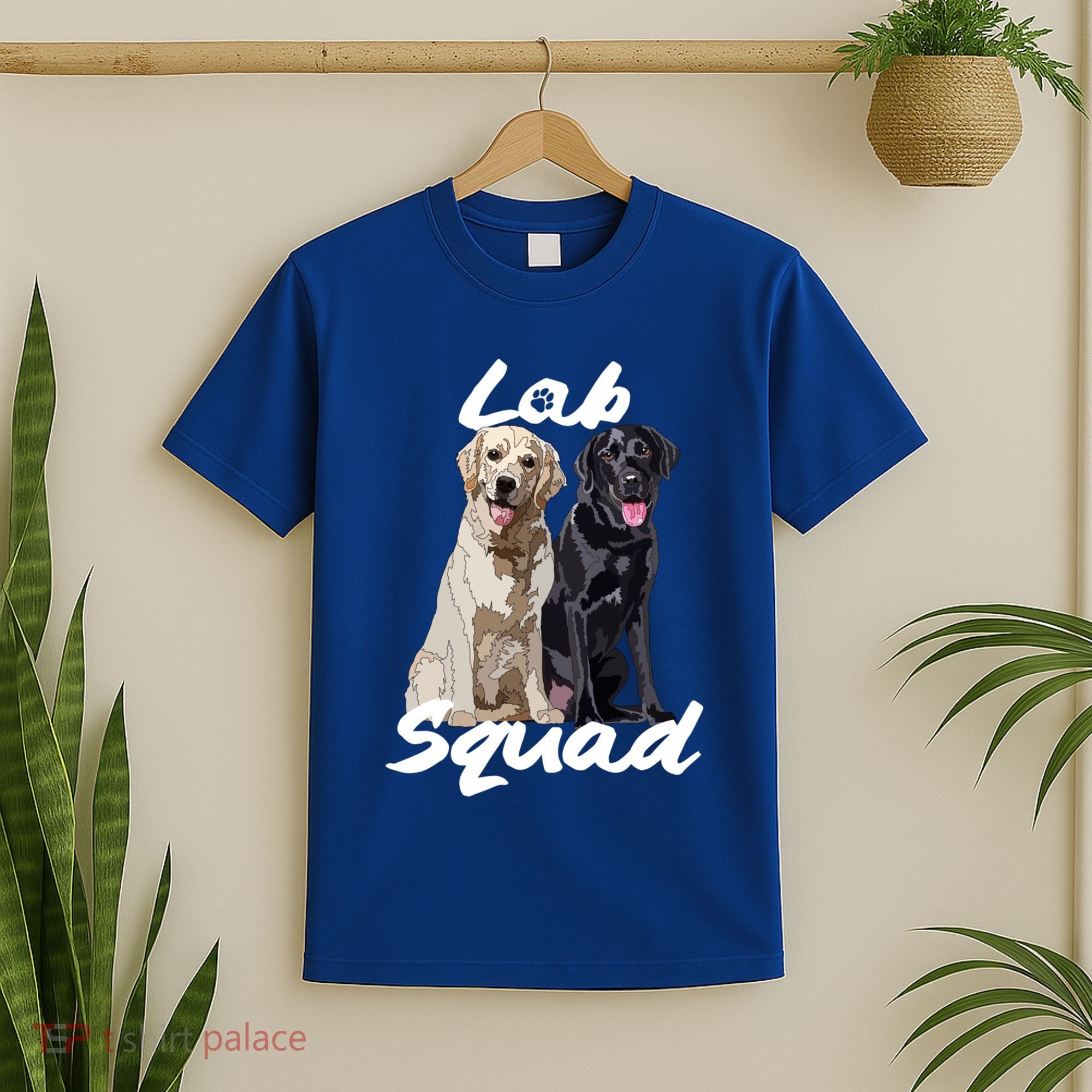 Labrador Lover Yellow Black Lab Squad Lab Mom Dad Cute Gift T-Shirt