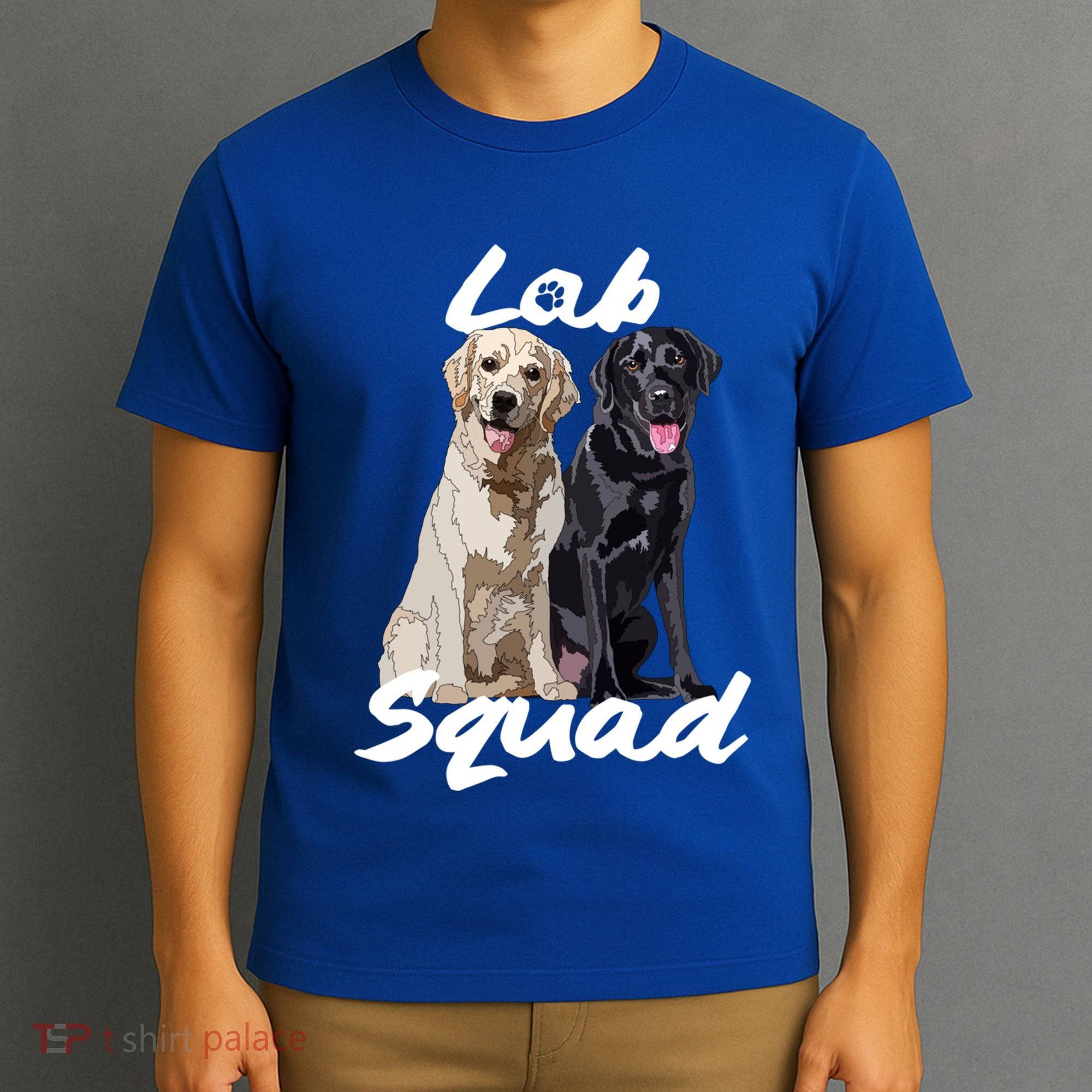 Labrador Lover Yellow Black Lab Squad Lab Mom Dad Cute Gift T-Shirt