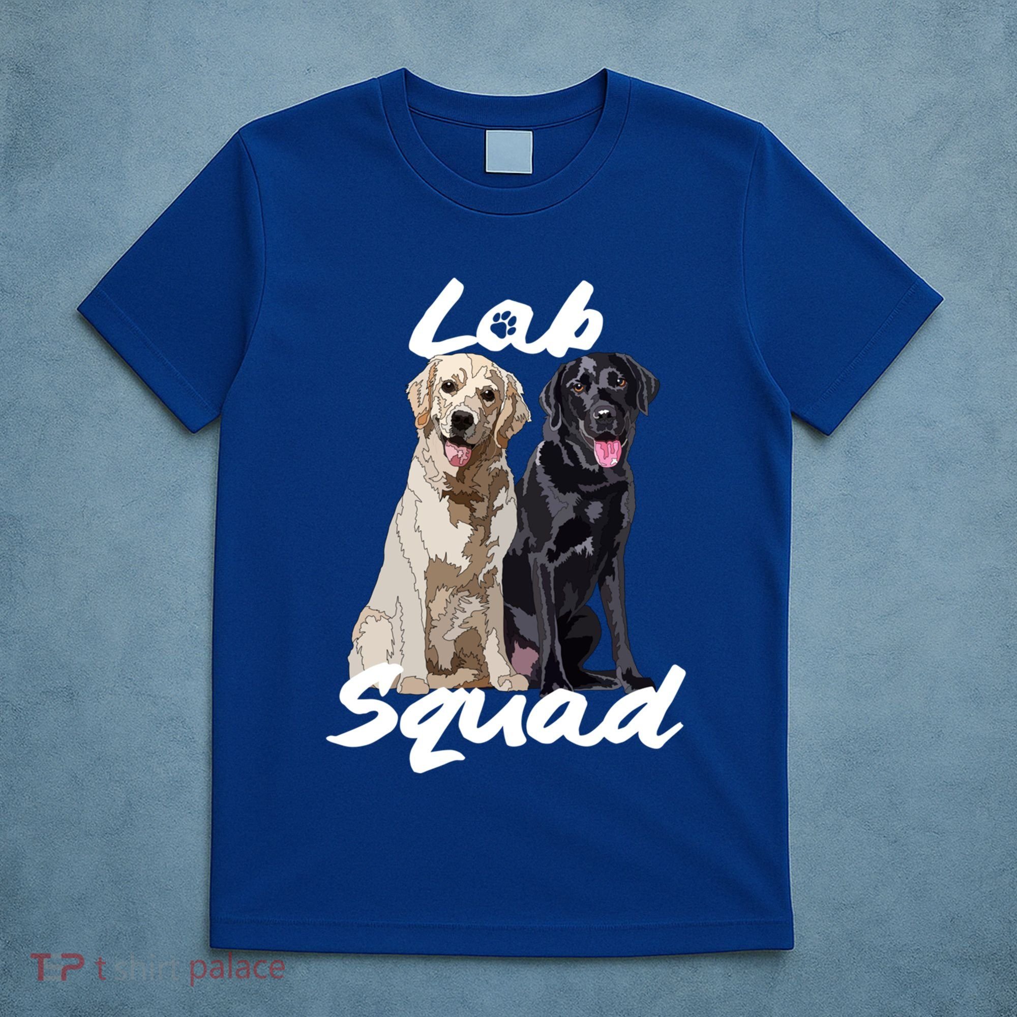 Labrador Lover Yellow Black Lab Squad Lab Mom Dad Cute Gift T-Shirt