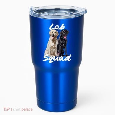 Labrador Lover Yellow Black Lab Squad Lab Mom Dad Cute Gift Tumbler
