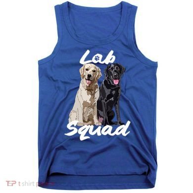 Labrador Lover Yellow Black Lab Squad Lab Mom Dad Cute Gift Tank Top