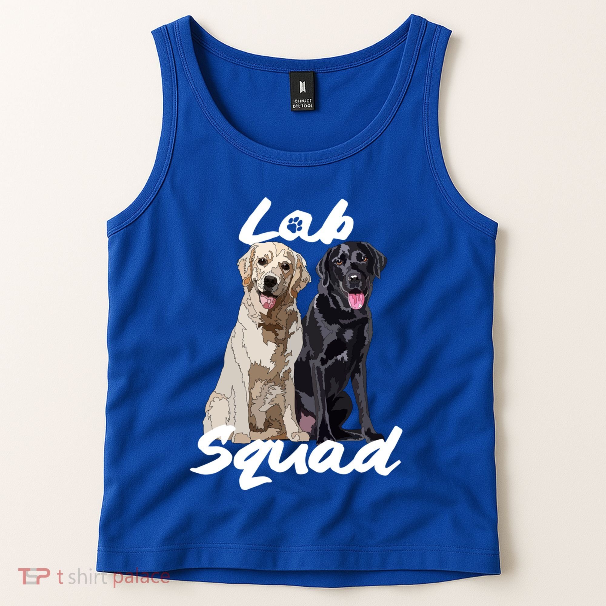 Labrador Lover Yellow Black Lab Squad Lab Mom Dad Cute Gift Tank Top