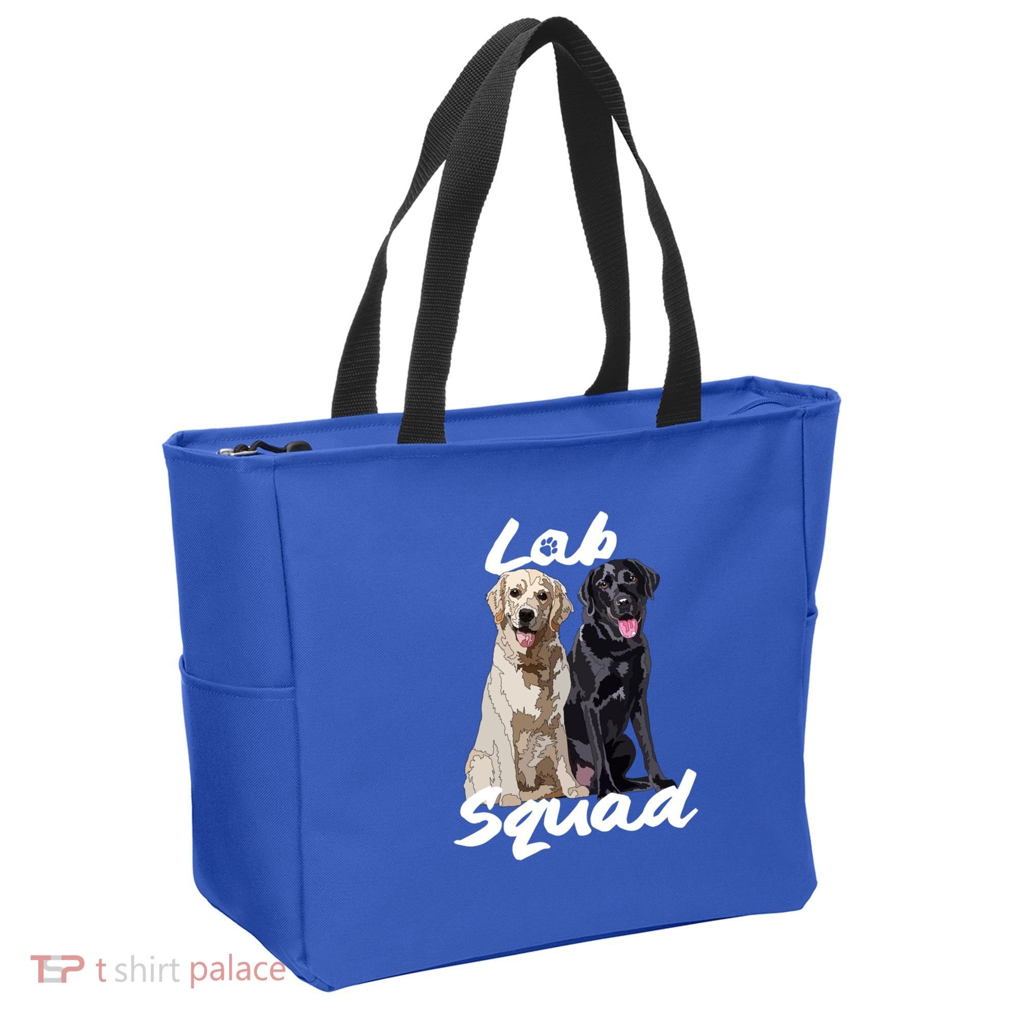 Labrador Lover Yellow Black Lab Squad Lab Mom Dad Cute Gift Tote Bag
