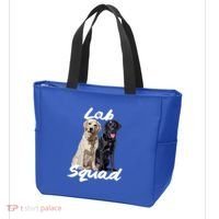 Labrador Lover Yellow Black Lab Squad Lab Mom Dad Cute Gift Tote Bag thumb 3