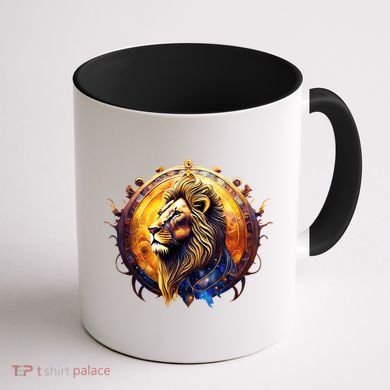 Leo Lion Zodiac Sign Coffee Mug back