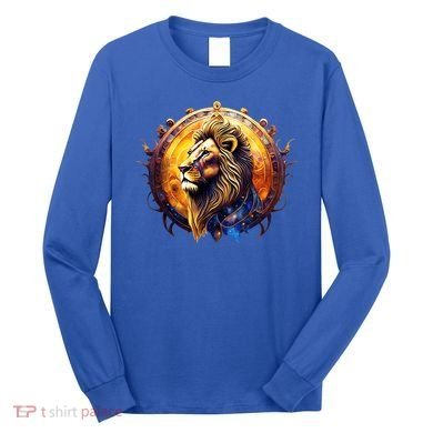 Leo Lion Zodiac Sign Long Sleeve Shirt