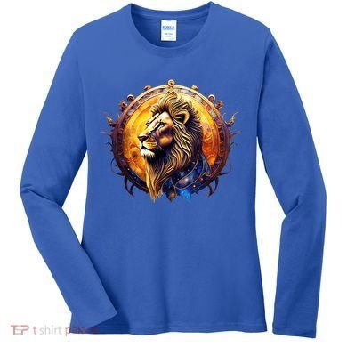 Leo Lion Zodiac Sign Women's Long Sleeve Shirt