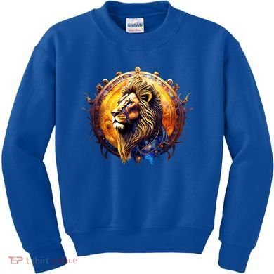 Leo Lion Zodiac Sign Kids Sweatshirt