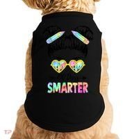 Little Miss 100 Days Smarter 100 Days Of School Teacher Gift Doggie Tank thumb 0