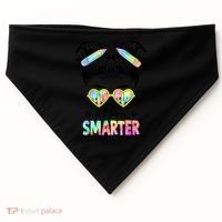 Little Miss 100 Days Smarter 100 Days Of School Teacher Gift USA-Made Doggie Bandana thumb 0
