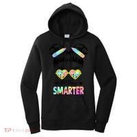 Little Miss 100 Days Smarter 100 Days Of School Teacher Gift Women's Hoodie thumb 0