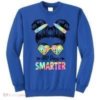 Little Miss 100 Days Smarter 100 Days Of School Teacher Gift Sweatshirt thumb 0