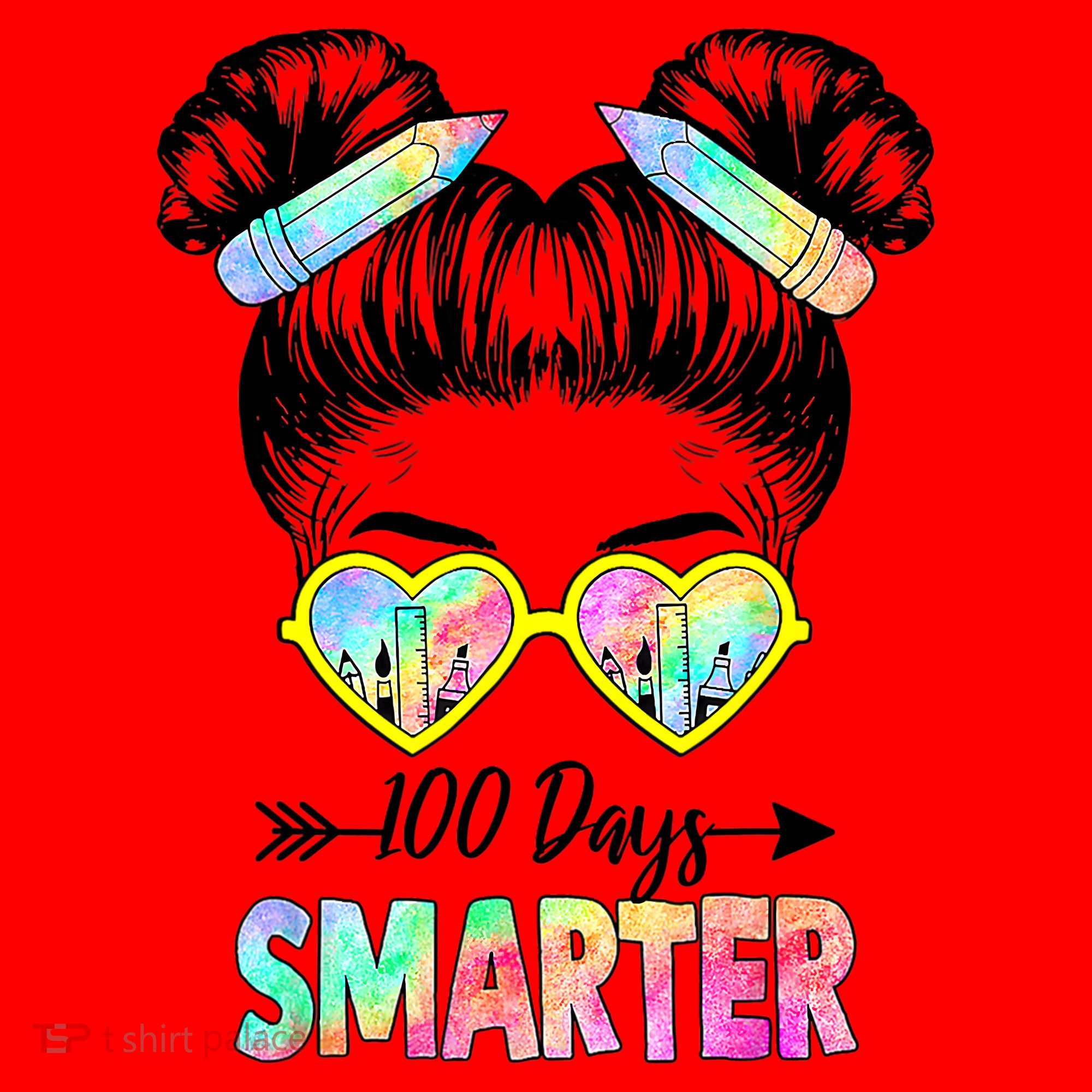 Little Miss 100 Days Smarter 100 Days Of School Teacher Gift Santa Hat