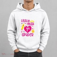 Little Miss 1st Grader 1st Grade Girl First Day Of School Hoodie thumb 0