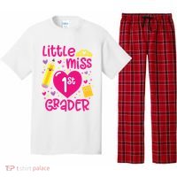 Little Miss 1st Grader 1st Grade Girl First Day Of School Pajama Set thumb 0