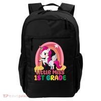Little Miss 1st Grade Rainbow Unicorn Backpack thumb 0