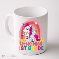 Little Miss 1st Grade Rainbow Unicorn Coffee Mug thumb 0