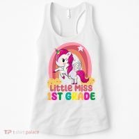 Little Miss 1st Grade Rainbow Unicorn Women's Tank Top thumb 0