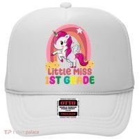 Little Miss 1st Grade Rainbow Unicorn Hat thumb 0