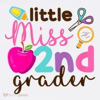 Little Miss 2nd Grade First Day Of Second Grade Cute Mousepad thumb 1