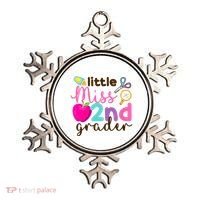 Little Miss 2nd Grade First Day Of Second Grade Cute Ornament thumb 0