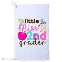 Little Miss 2nd Grade First Day Of Second Grade Cute Golf Towel thumb 0