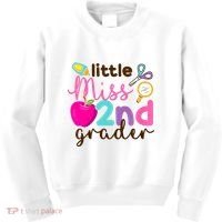Little Miss 2nd Grade First Day Of Second Grade Cute Kids Sweatshirt thumb 0