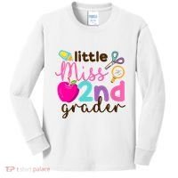 Little Miss 2nd Grade First Day Of Second Grade Cute Kids Long Sleeve Shirt thumb 0