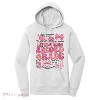 Little Miss 2nd Grade Girl Coquette Bow Back To School Women's Hoodie thumb 0
