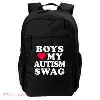 Love My Autism Swag Funny Autistic Awareness Idea Great Gift Backpack thumb 0