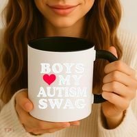 Love My Autism Swag Funny Autistic Awareness Idea Great Gift Coffee Mug thumb 3